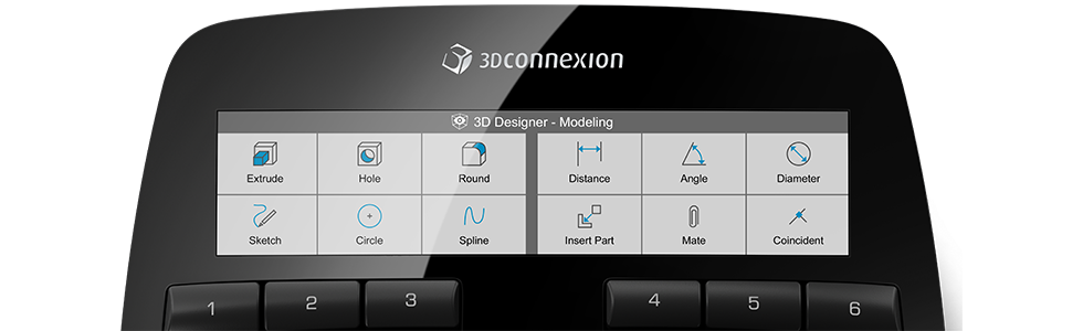 3Dconnexion SpaceMouse Enterprise Ekran